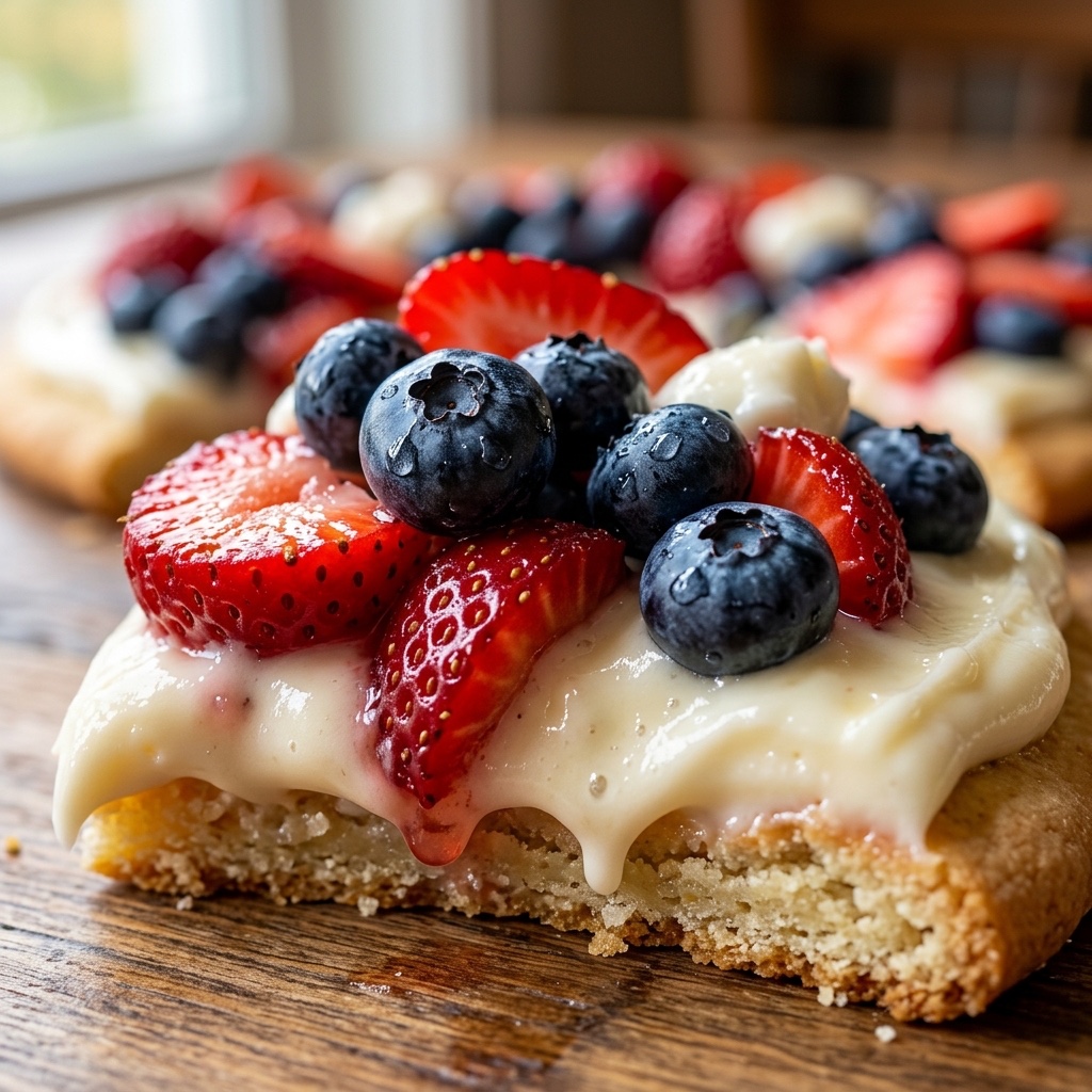 Patriotic Fruit Pizza