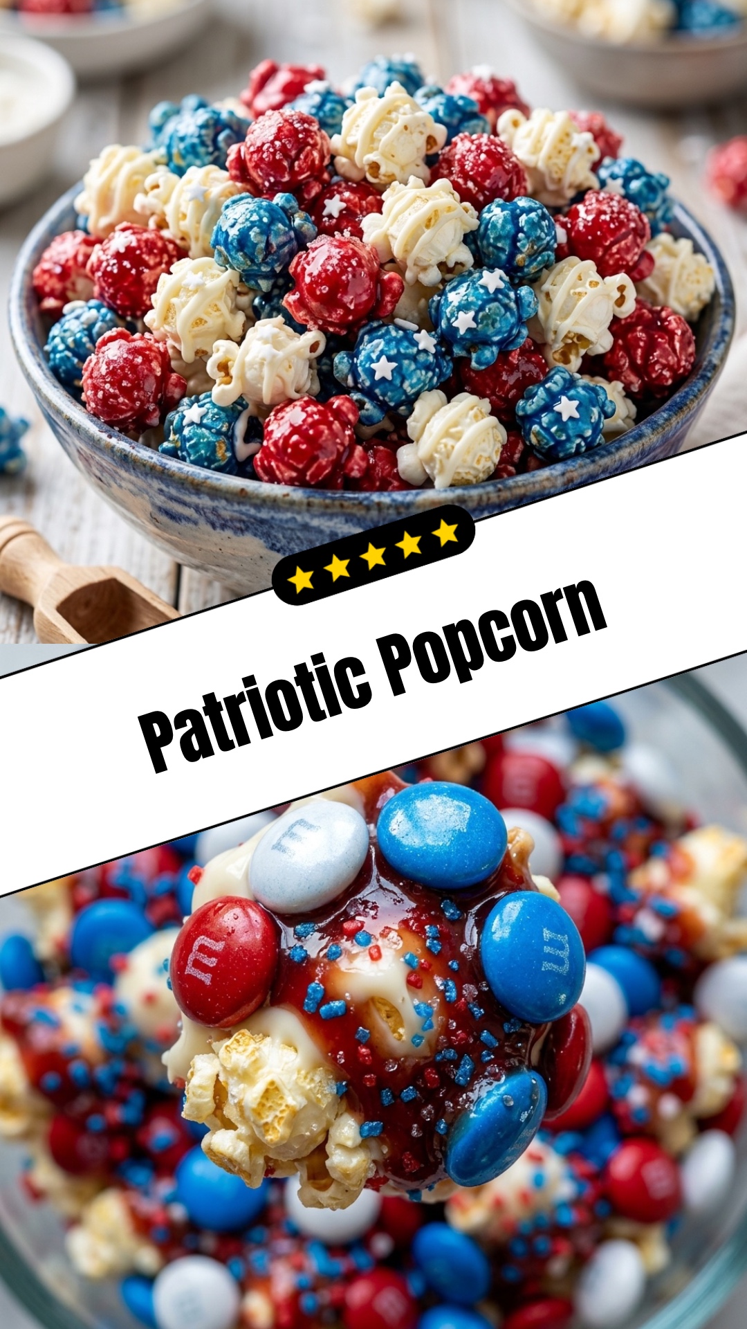 Patriotic Popcorn - pin