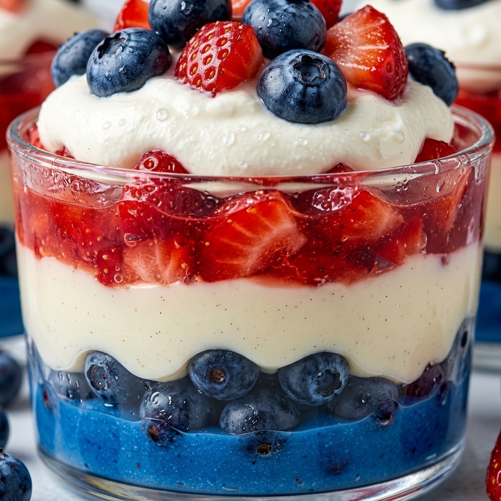 Patriotic Pudding Cups