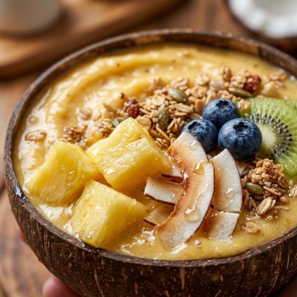 Pineapple Coconut Smoothie Bowl