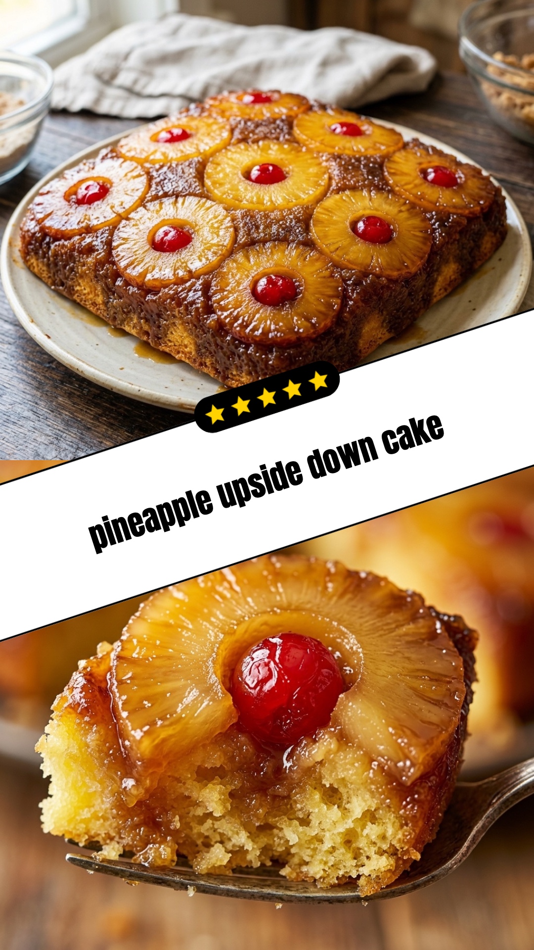 pineapple upside down cake - pin
