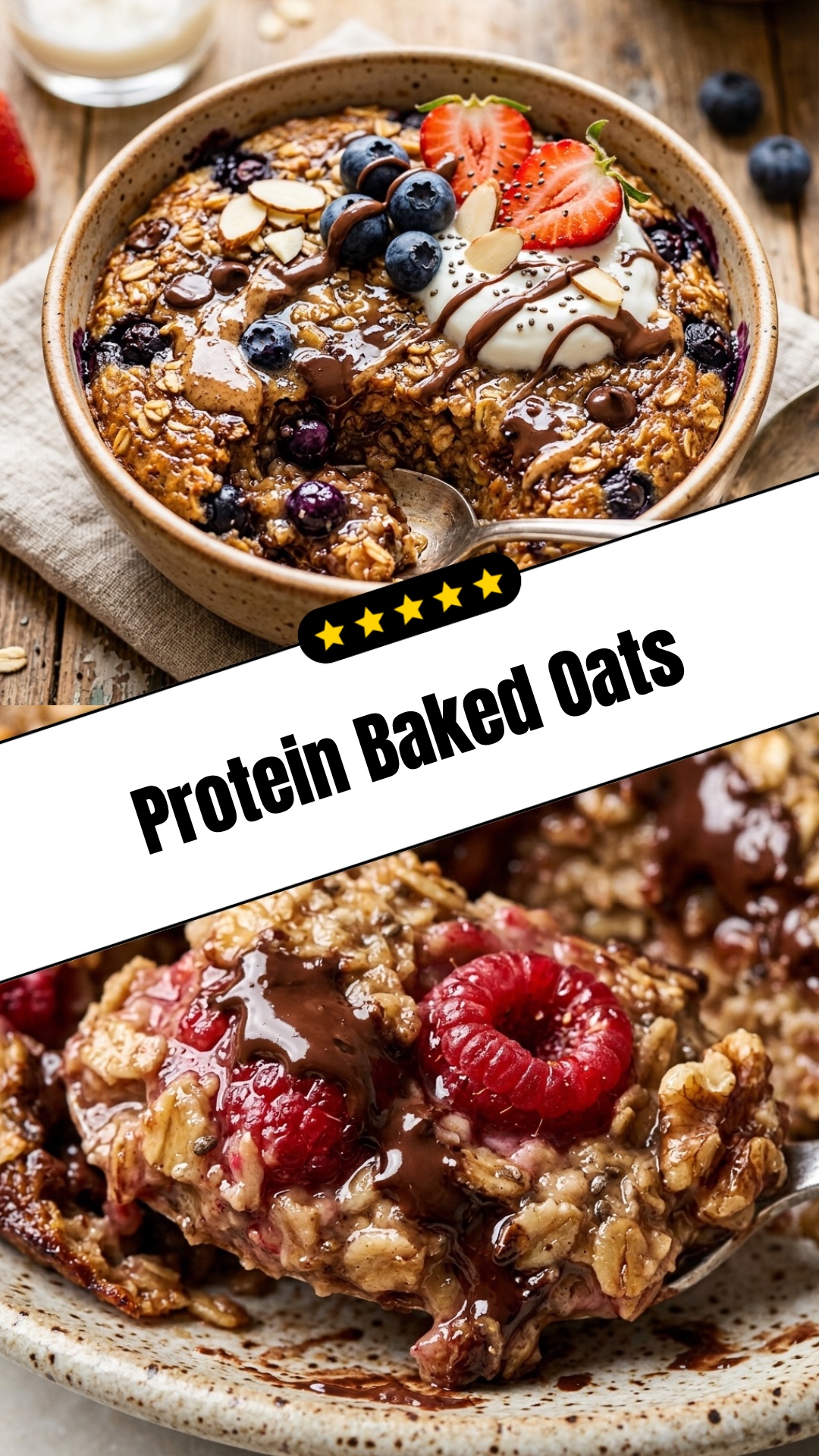 Protein Baked Oats - pin