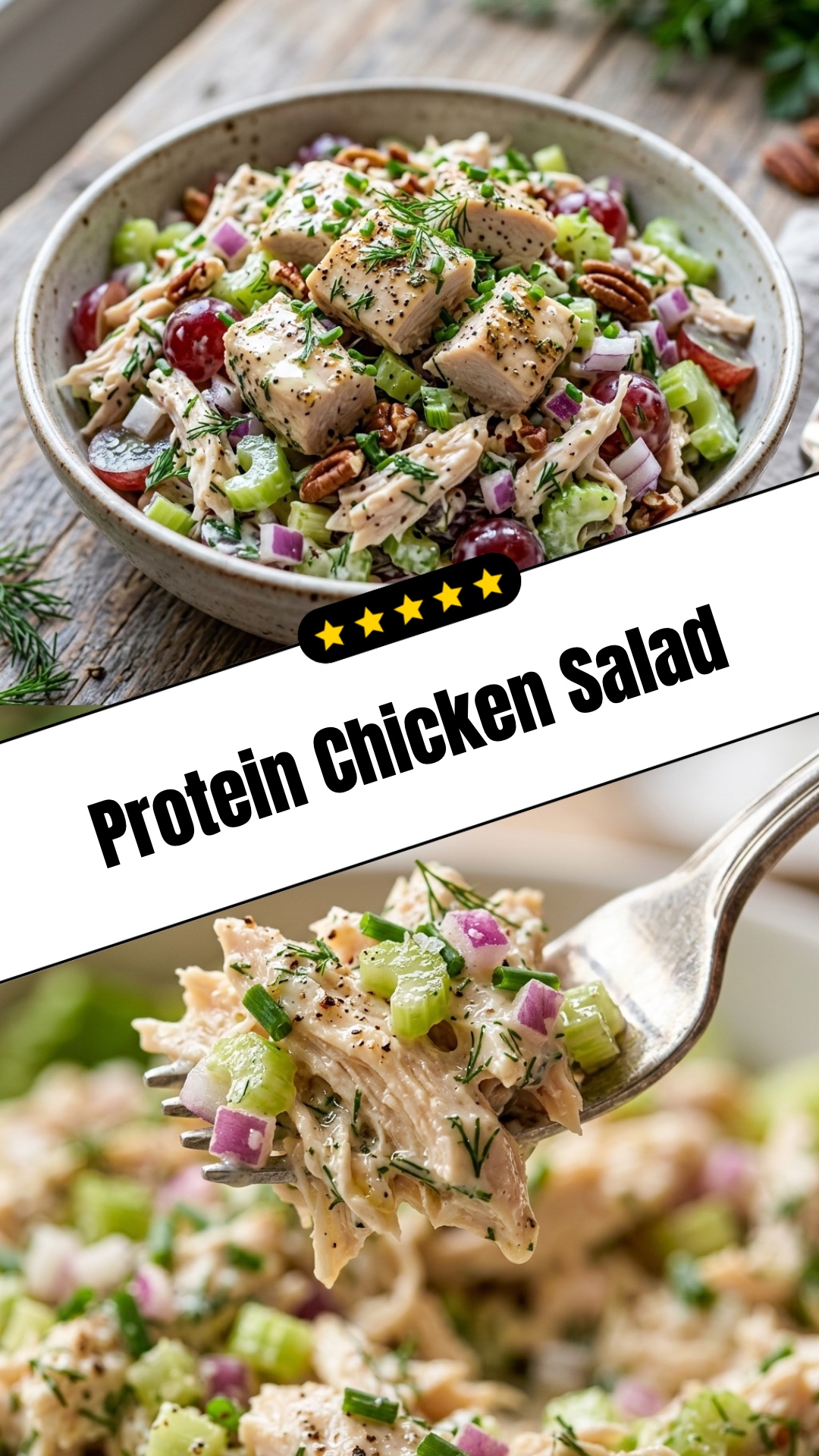 Protein Chicken Salad - pin