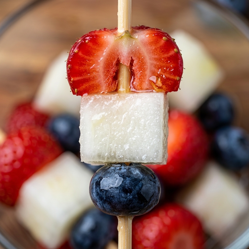 Red White and Blue Fruit Skewers