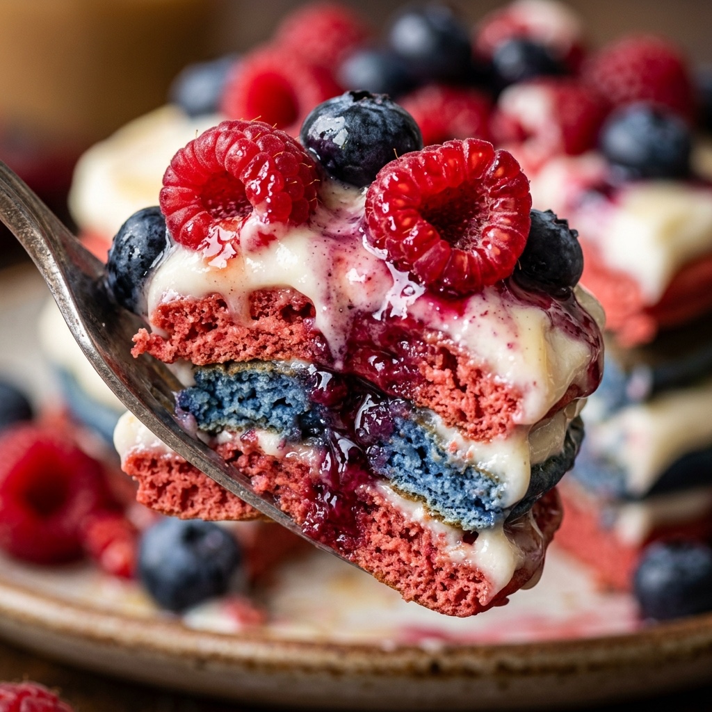 Red White and Blue Pancakes