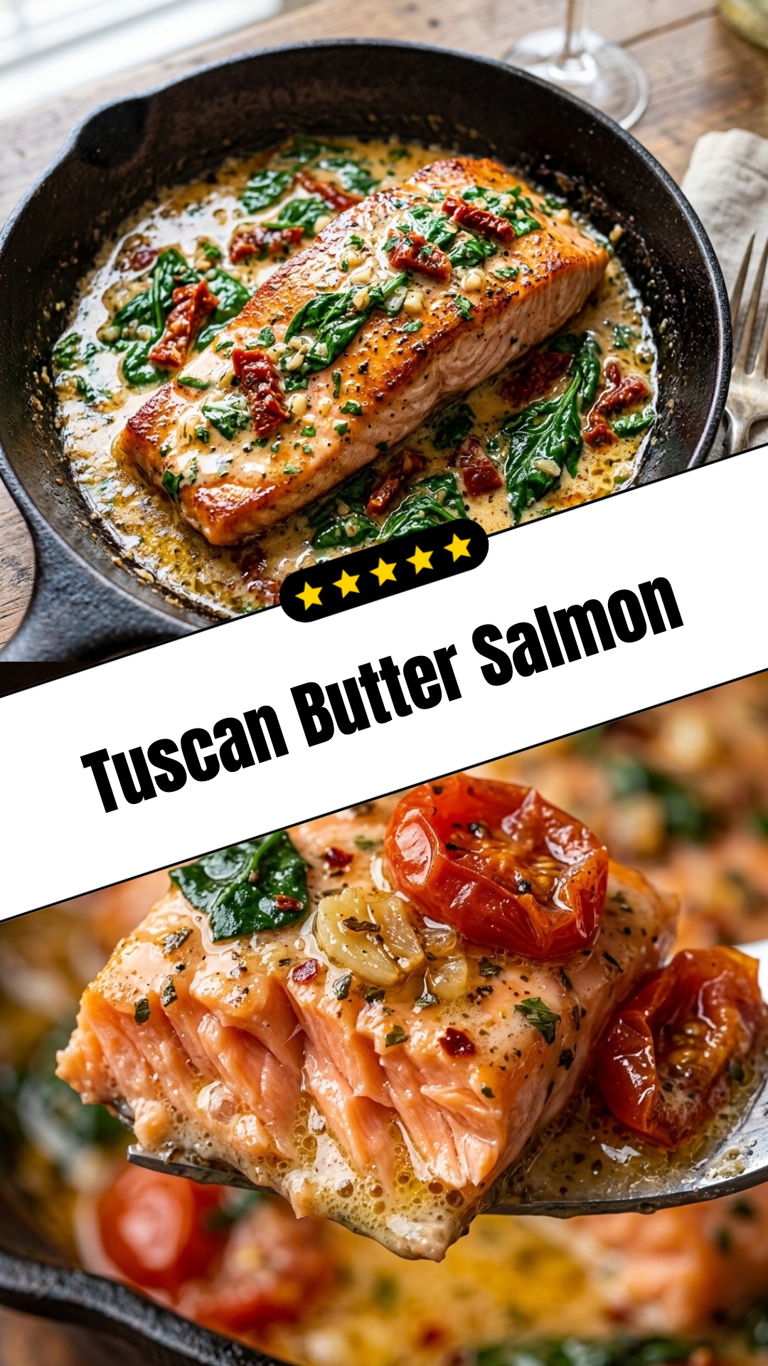 Tuscan Butter Salmon - pin