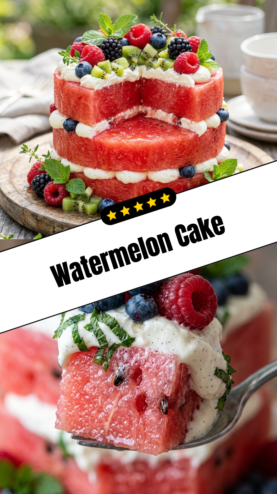 Watermelon Cake - pin