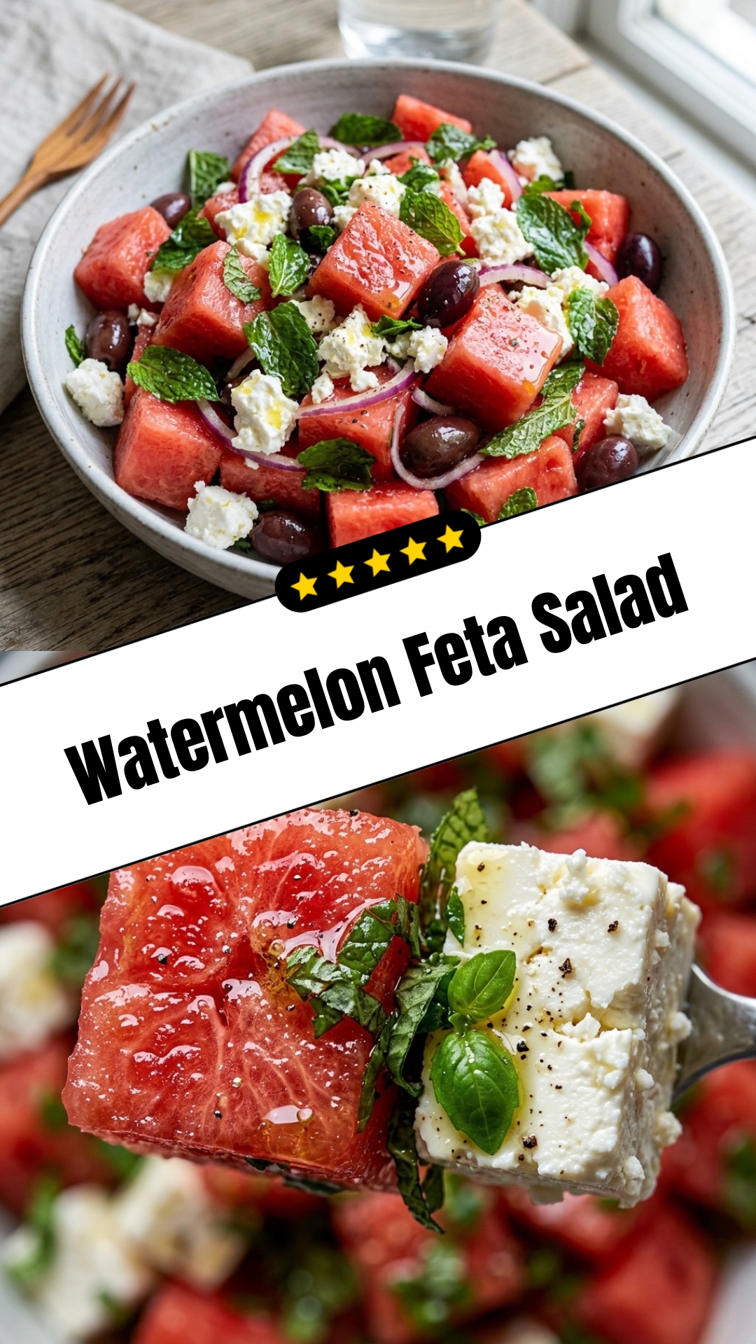 Watermelon Feta Salad - pin