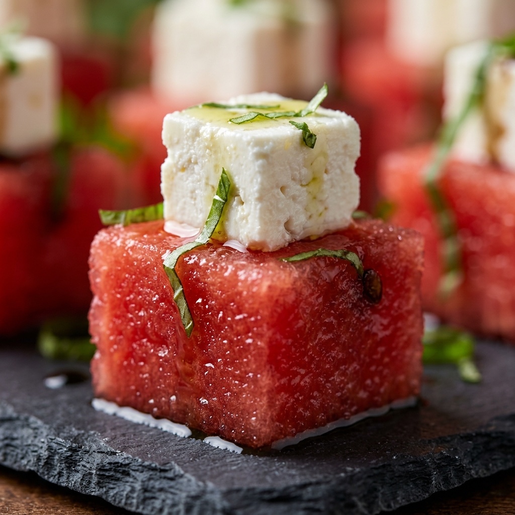 Watermelon Feta Bites
