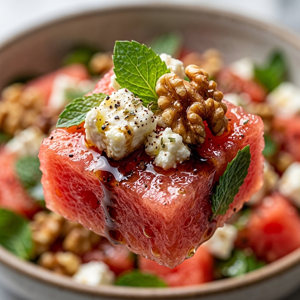 Watermelon Feta Breakfast Salad