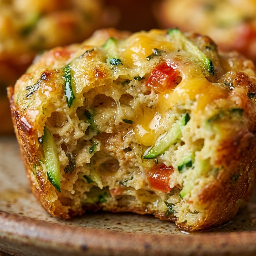 Zucchini egg muffins