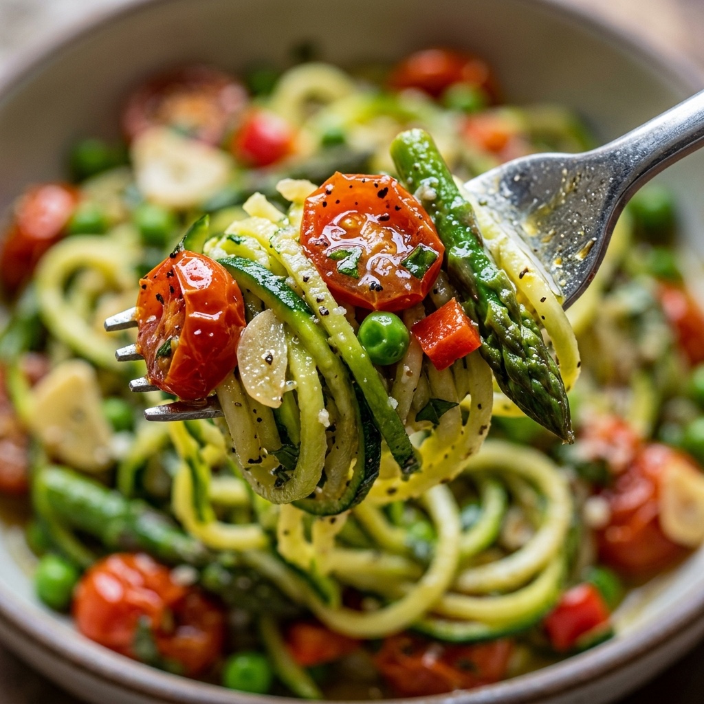 Zucchini Noodle Primavera